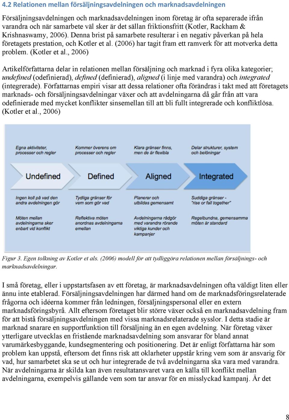 (2006) har tagit fram ett ramverk för att motverka detta problem. (Kotler et al.