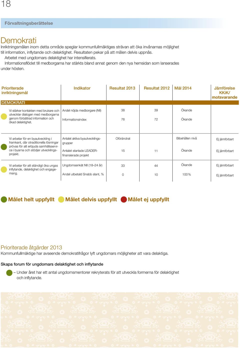 Informationsflödet till medborgarna har stärkts bland annat genom den nya hemsidan som lanserades under hösten.