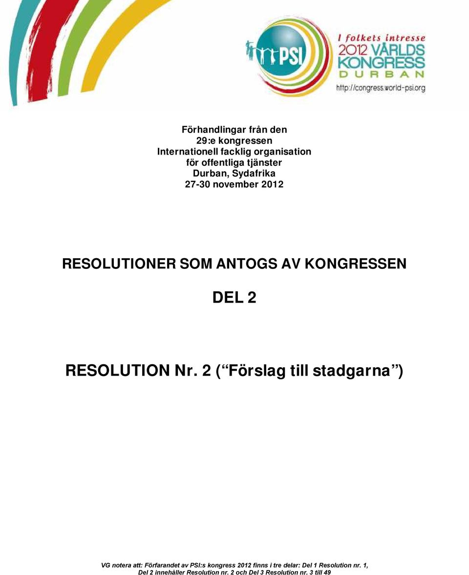 RESOLUTION Nr.