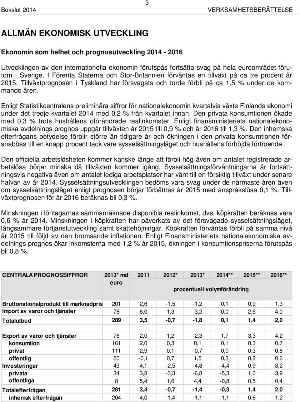 Tillväxtprognosen i Tyskland har försvagats och torde förbli på ca 1,5 % under de kommande åren.