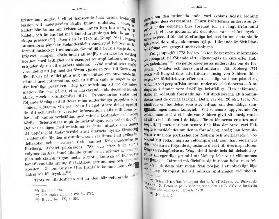 formationsböcker i matematik för miitärt bruk i Yarje de] :\' krigsvetenskapen,»författade i a möjig men icke för mycken korthet, med tydighet och exempe av appikation >, och han erbjuder sig nu att