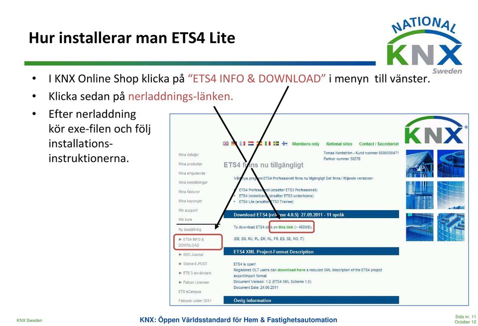 Klicka sedan på nerladdnings-länken.