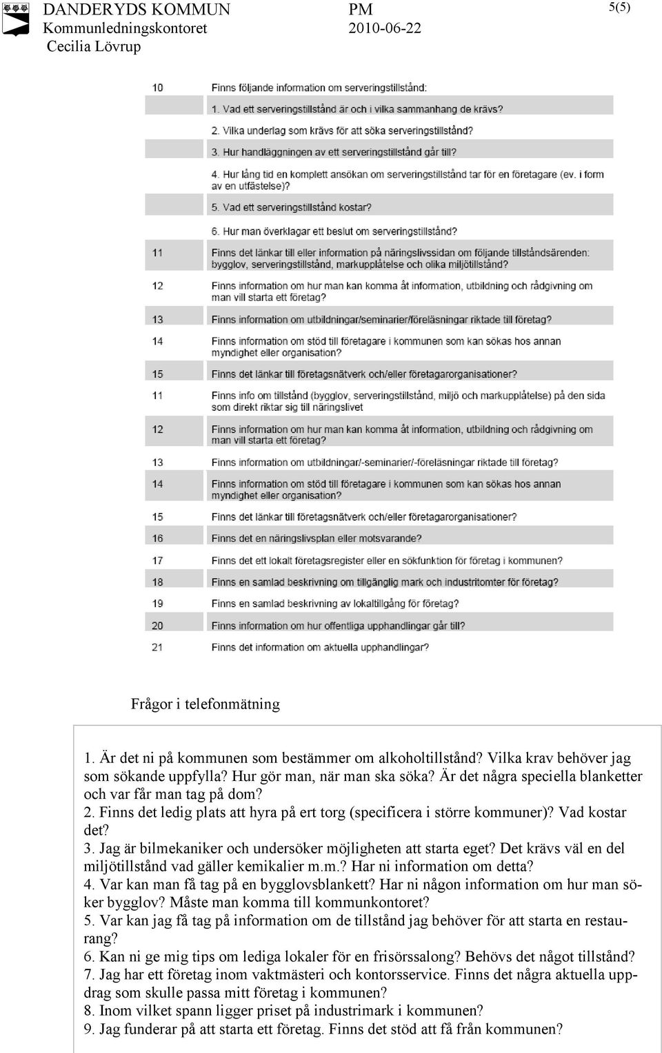 Jag är bilmekaniker och undersöker möjligheten att starta eget? Det krävs väl en del miljötillstånd vad gäller kemikalier m.m.? Har ni information om detta? 4.