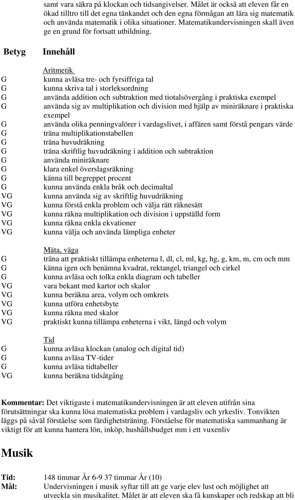 Matematikundervisningen skall även ge en grund för fortsatt utbildning.