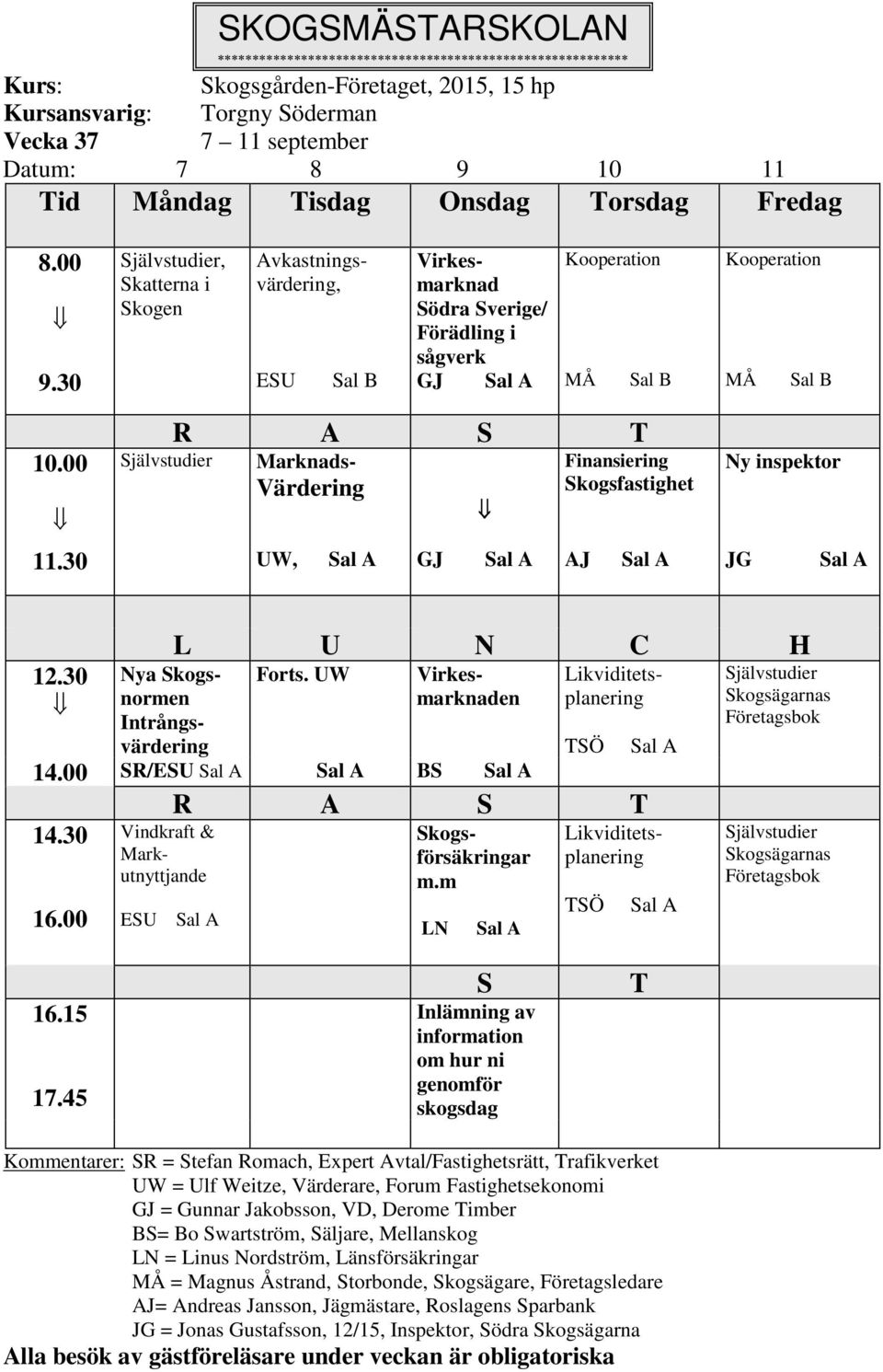 00 ESU Likviditetsplanering TSÖ Vindkraft & Markutnyttjande Skogsförsäkringar m.m LN Likviditetsplanering TSÖ Skogsägarnas Företagsbok Skogsägarnas Företagsbok 16.