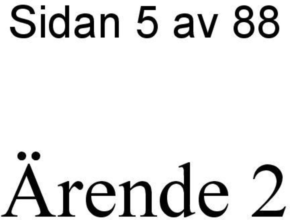 Ärende 2