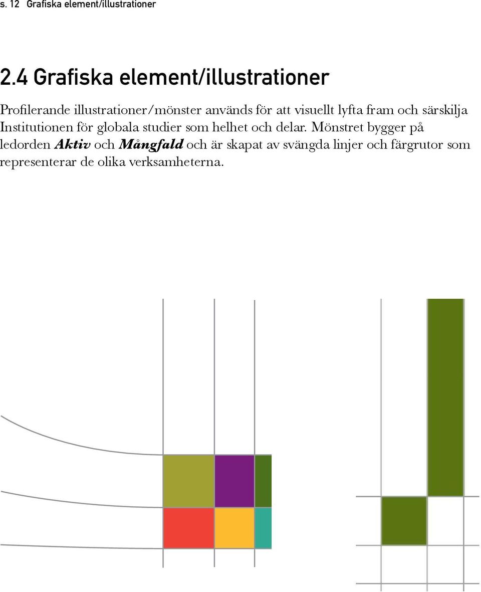 visuellt lyfta fram och särskilja Institutionen för globala studier som helhet och