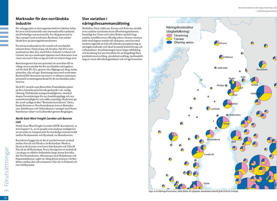 De största marknaderna för svensk och norrländsk industri finns i Västeuropa och Norden. När EU:s inre marknad nu ökat, bl.a. med Polen, Estland, Lettland och Litauen, har nya marknader öppnats med ekonomier som växer successivt från en låg nivå till vår relativt höga nivå.