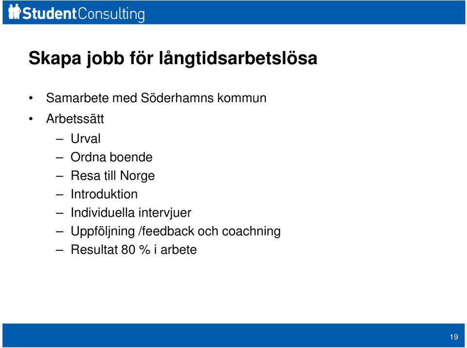 till Norge Introduktion Individuella intervjuer