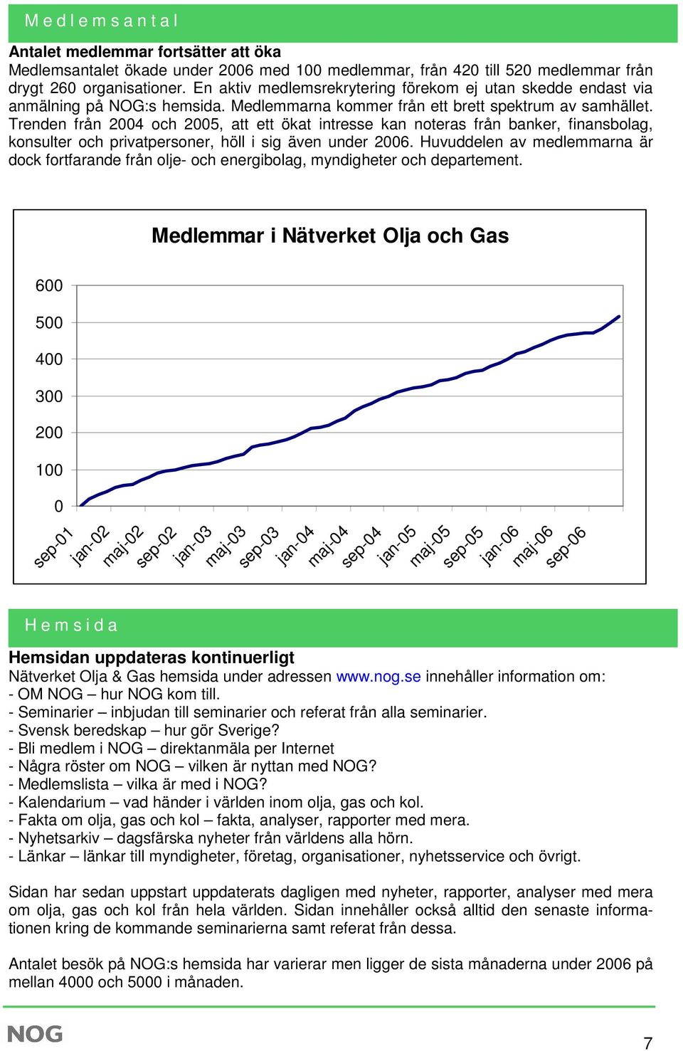 Trenden från 2004 och 2005, att ett ökat intresse kan noteras från banker, finansbolag, konsulter och privatpersoner, höll i sig även under 2006.