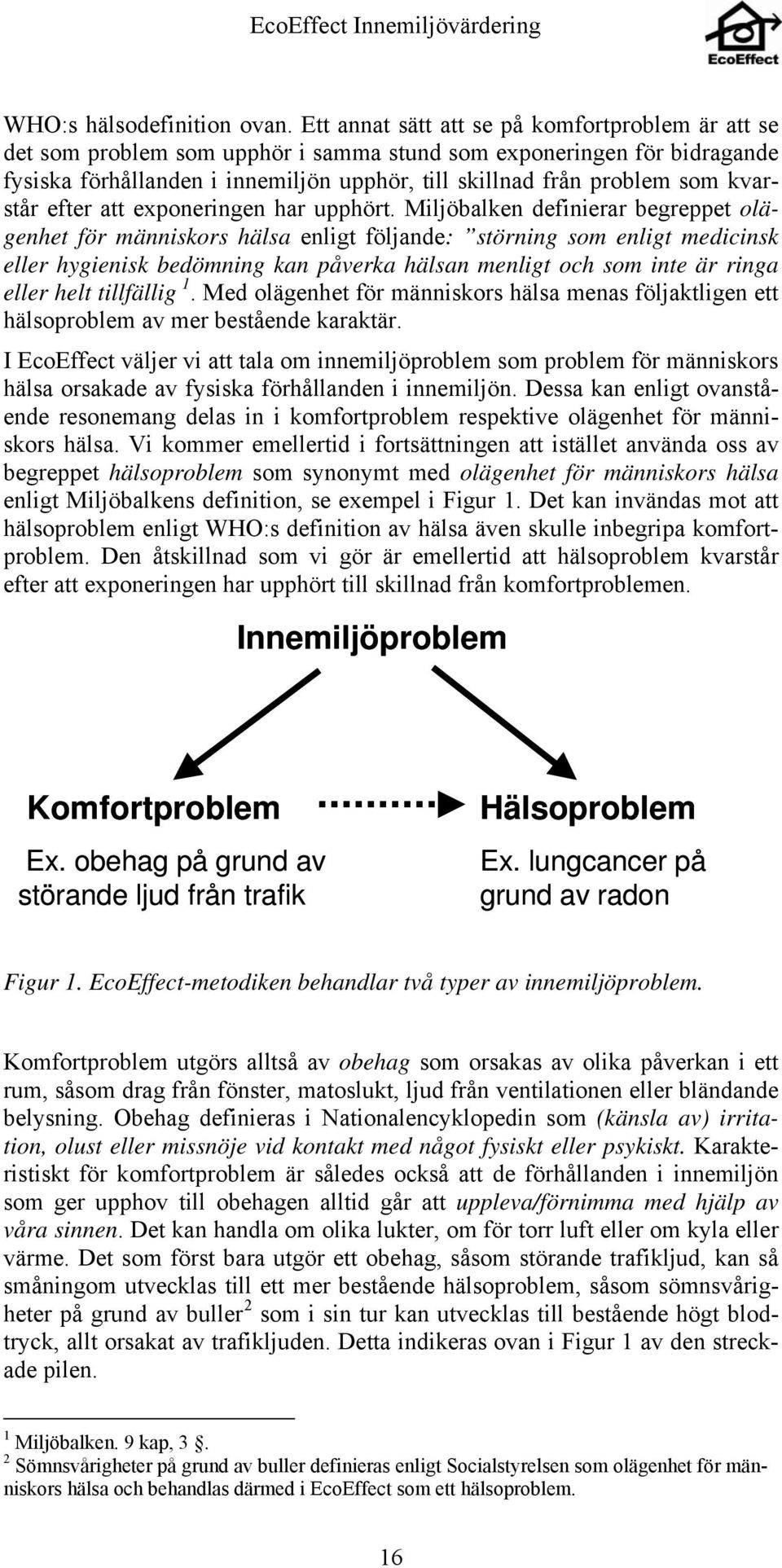 kvarstår efter att exponeringen har upphört.