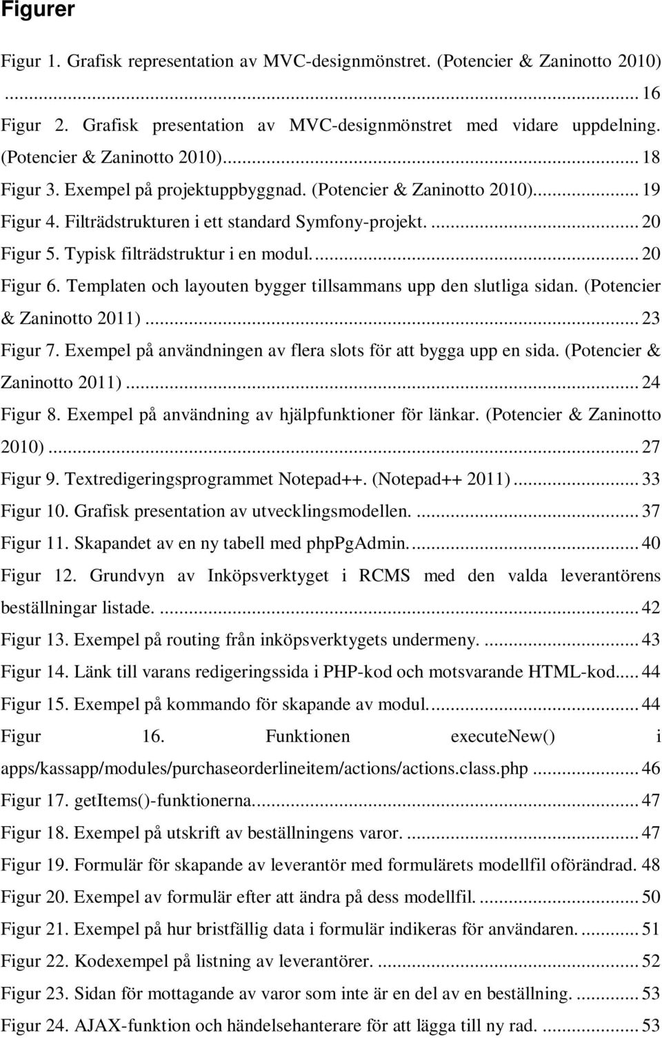 Typisk filträdstruktur i en modul.... 20 Figur 6. Templaten och layouten bygger tillsammans upp den slutliga sidan. (Potencier & Zaninotto 2011)... 23 Figur 7.