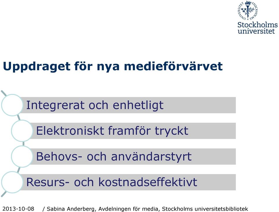 användarstyrt Resurs- och kostnadseffektivt 2013-10-08 /