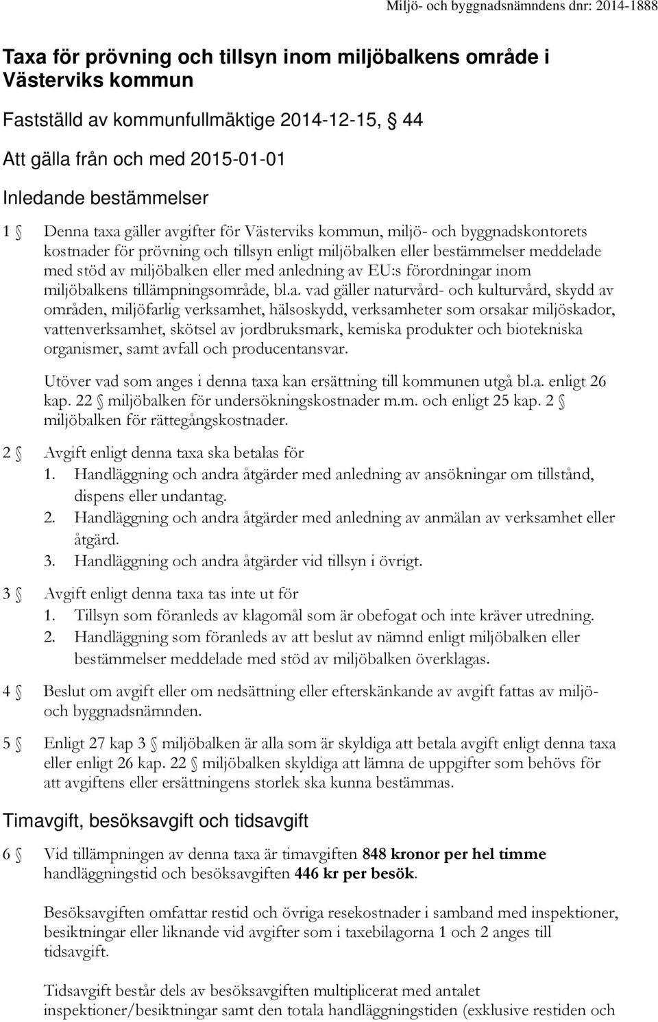 miljöbal