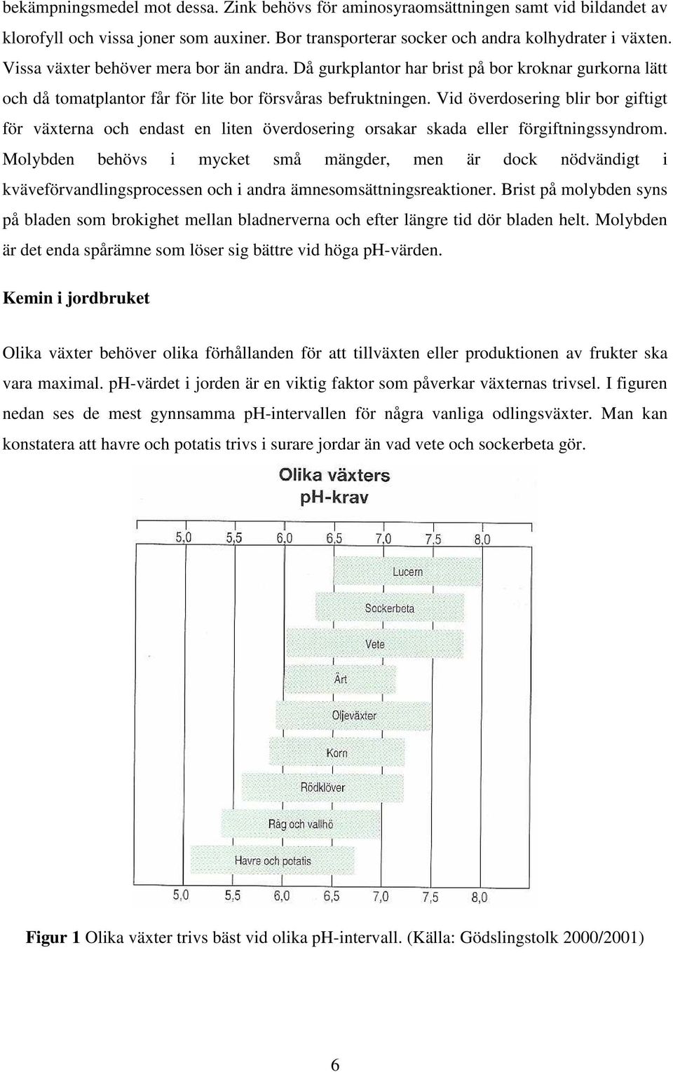 Vid överdosering blir bor giftigt för växterna och endast en liten överdosering orsakar skada eller förgiftningssyndrom.