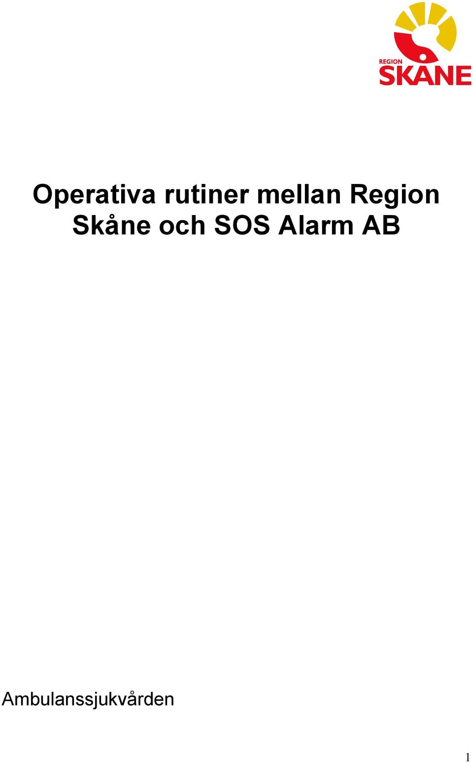 Skåne och SOS