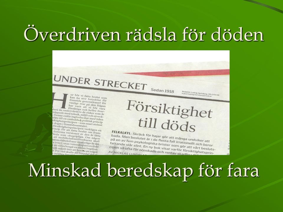 döden Minskad