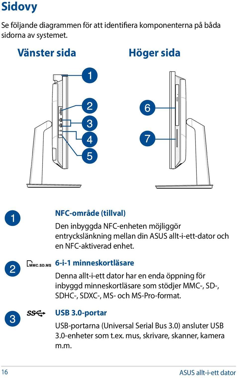 NFC-aktiverad enhet.