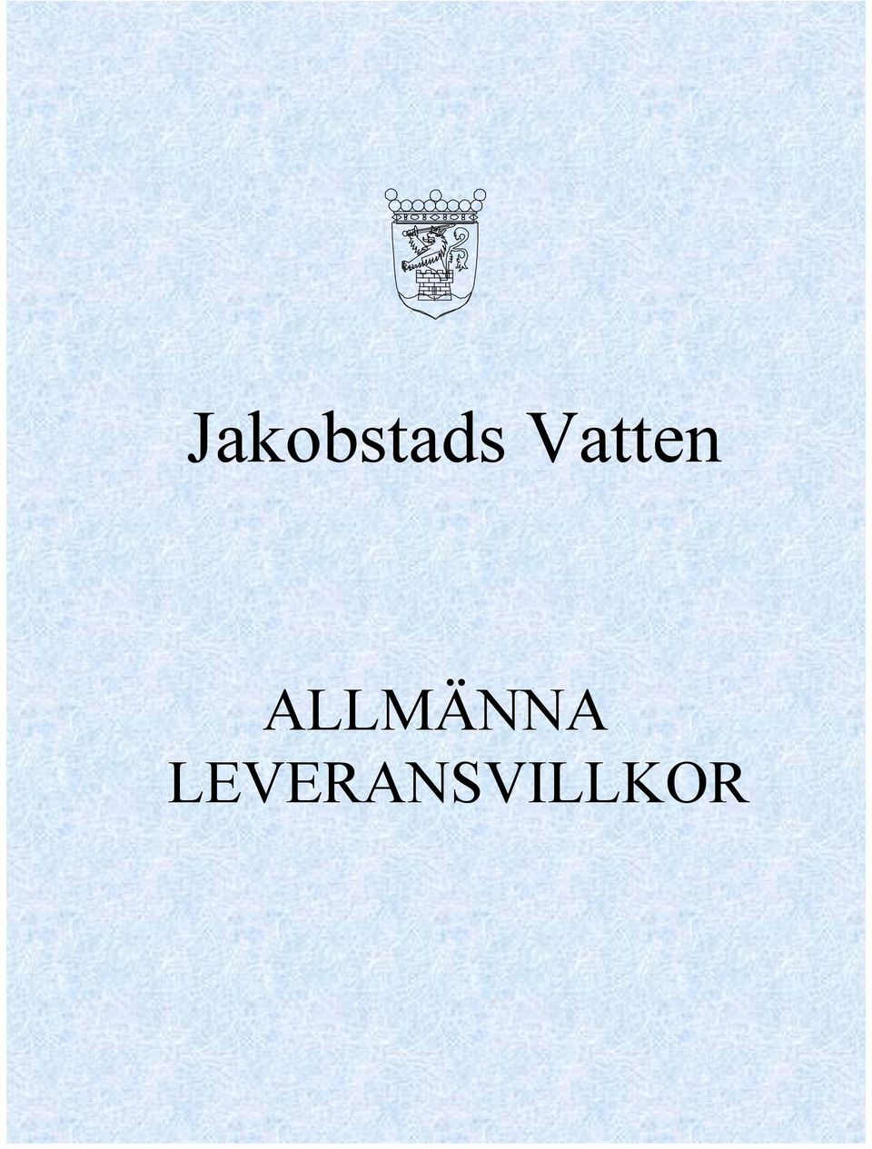 ALLMÄNNA