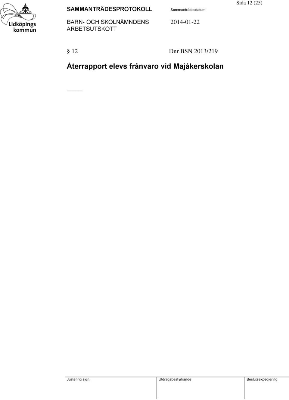 Återrapport elevs