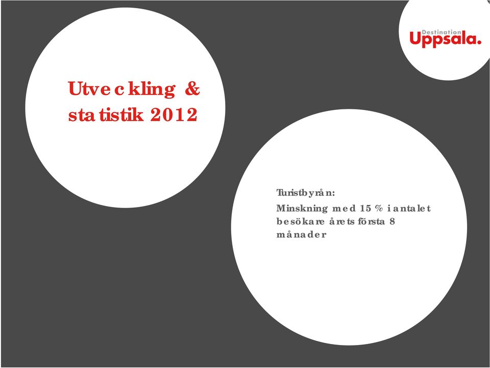 Turistbyrån: Minskning med 15