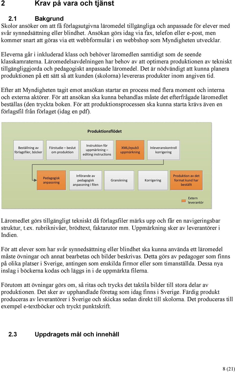 Eleverna går i inkluderad klass och behöver läromedlen samtidigt som de seende klasskamraterna.