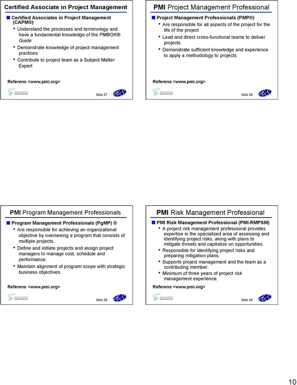 aspects of the project for the life of the project Lead and direct cross-functional teams to deliver projects Demonstrate sufficient knowledge and experience to apply a methodology to projects