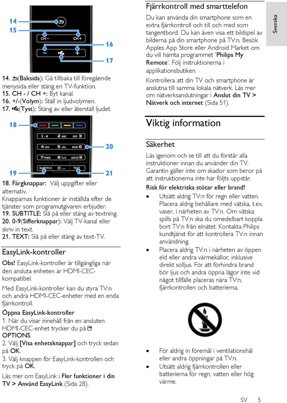 Besök Apples App Store eller Android Market om du vill hämta programmet 'Philips My Remote'. Följ instruktionerna i applikationsbutiken.