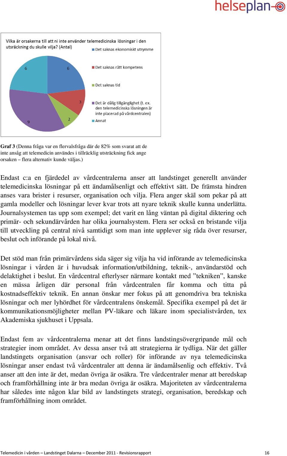 De främsta hindren anses vara brister i resurser, organisation och vilja. Flera anger skäl som pekar på att gamla modeller och lösningar lever kvar trots att nyare teknik skulle kunna underlätta.