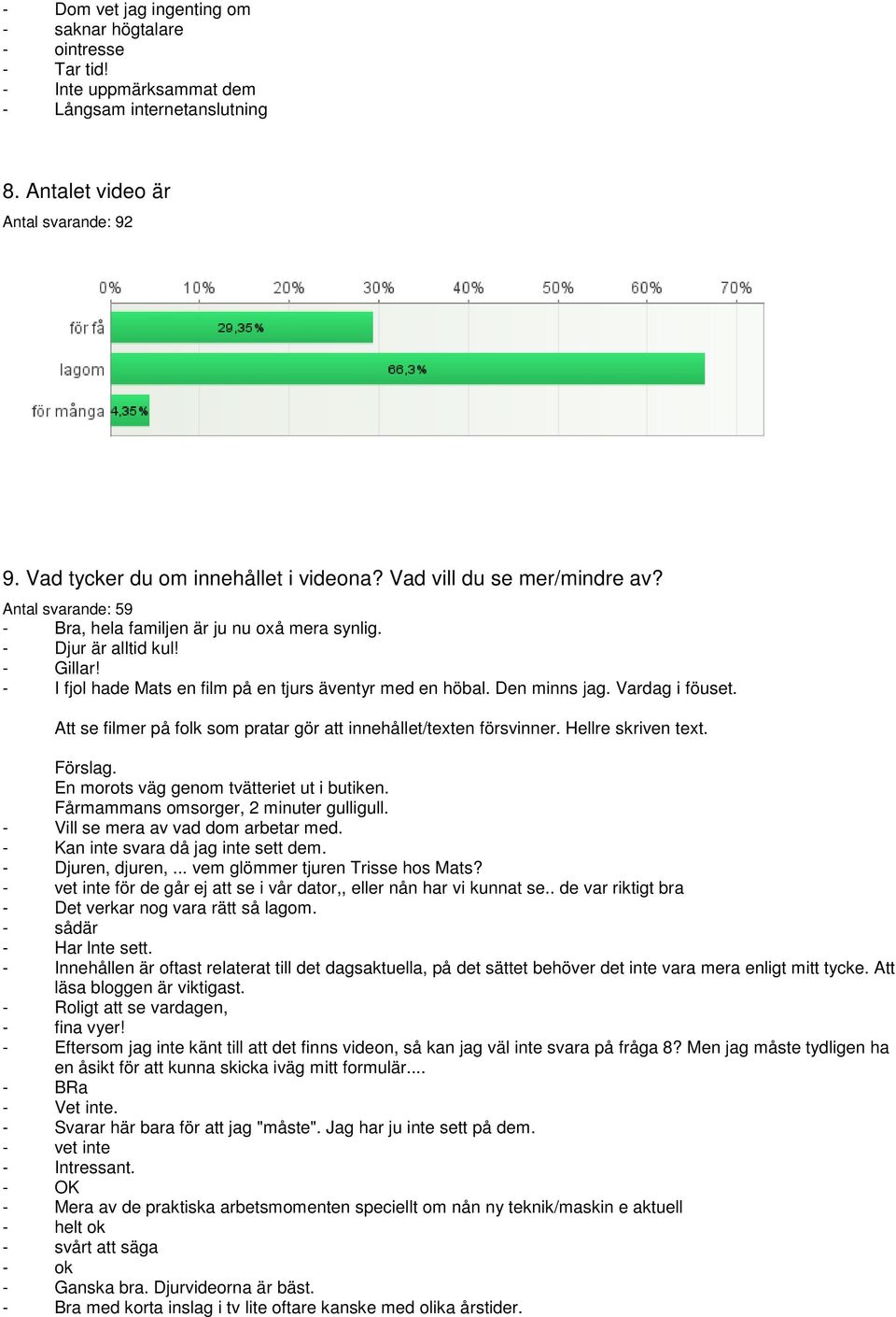 Den minns jag. Vardag i föuset. Att se filmer på folk som pratar gör att innehållet/texten försvinner. Hellre skriven text. Förslag. En morots väg genom tvätteriet ut i butiken.