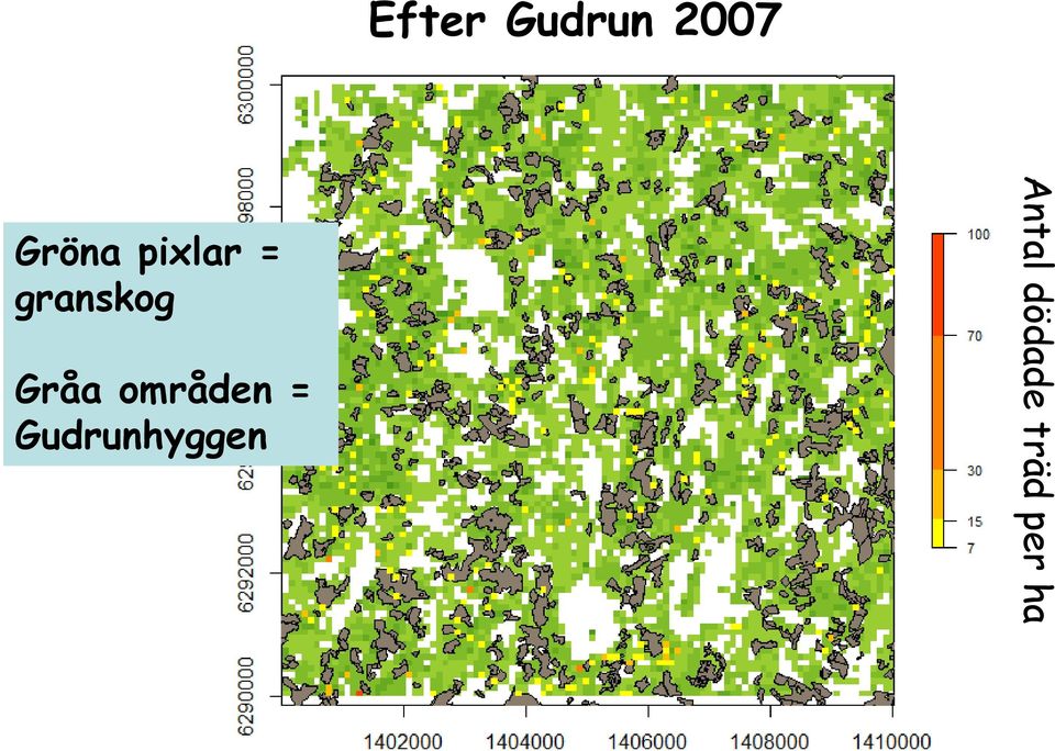 områden = Gudrunhyggen