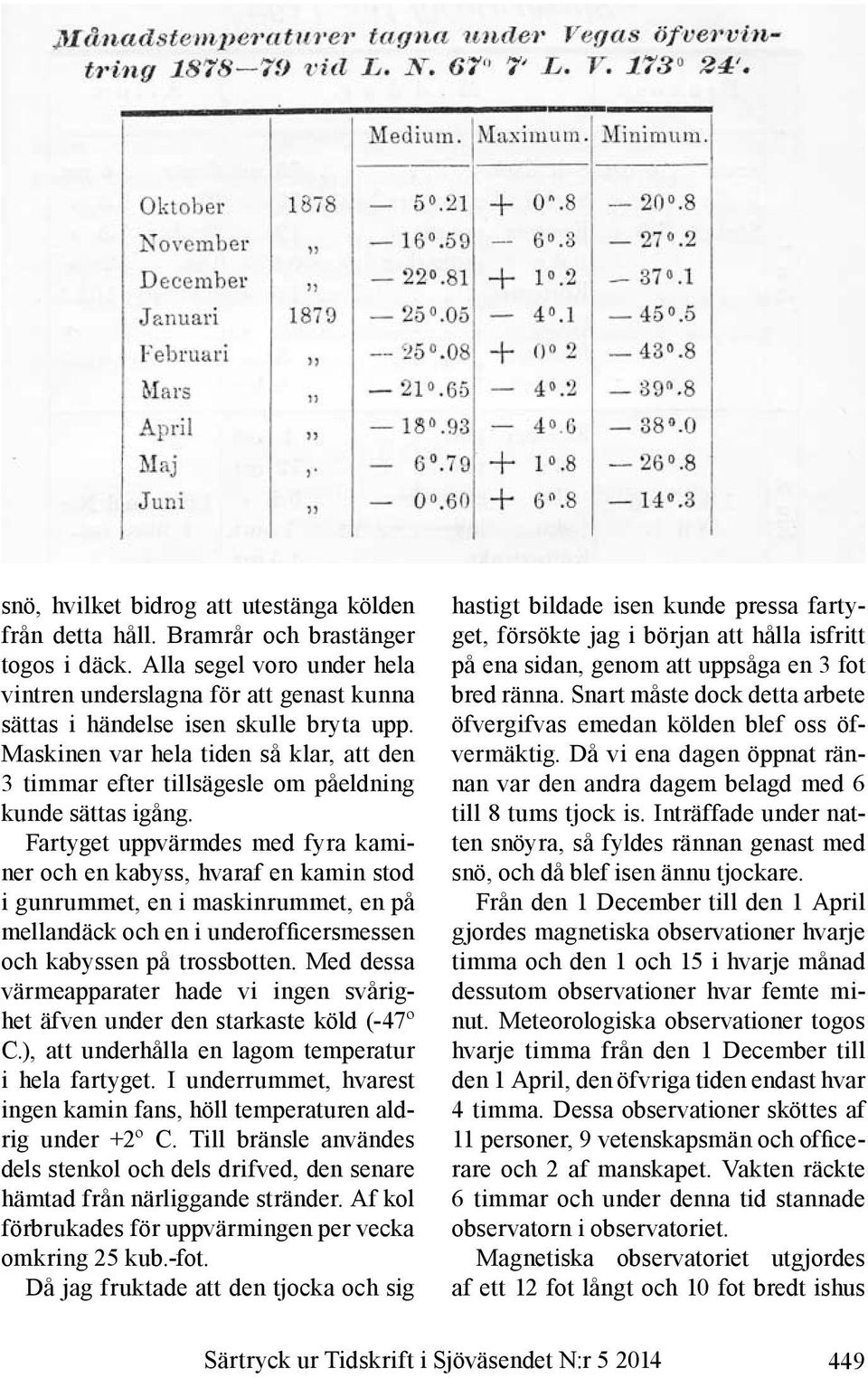 Maskinen var hela tiden så klar, att den 3 timmar efter tillsägesle om påeldning kunde sättas igång.