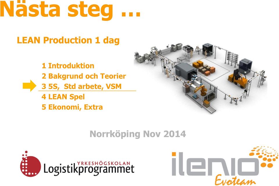 3 5S, Std arbete, VSM 4 LEAN Spel 5