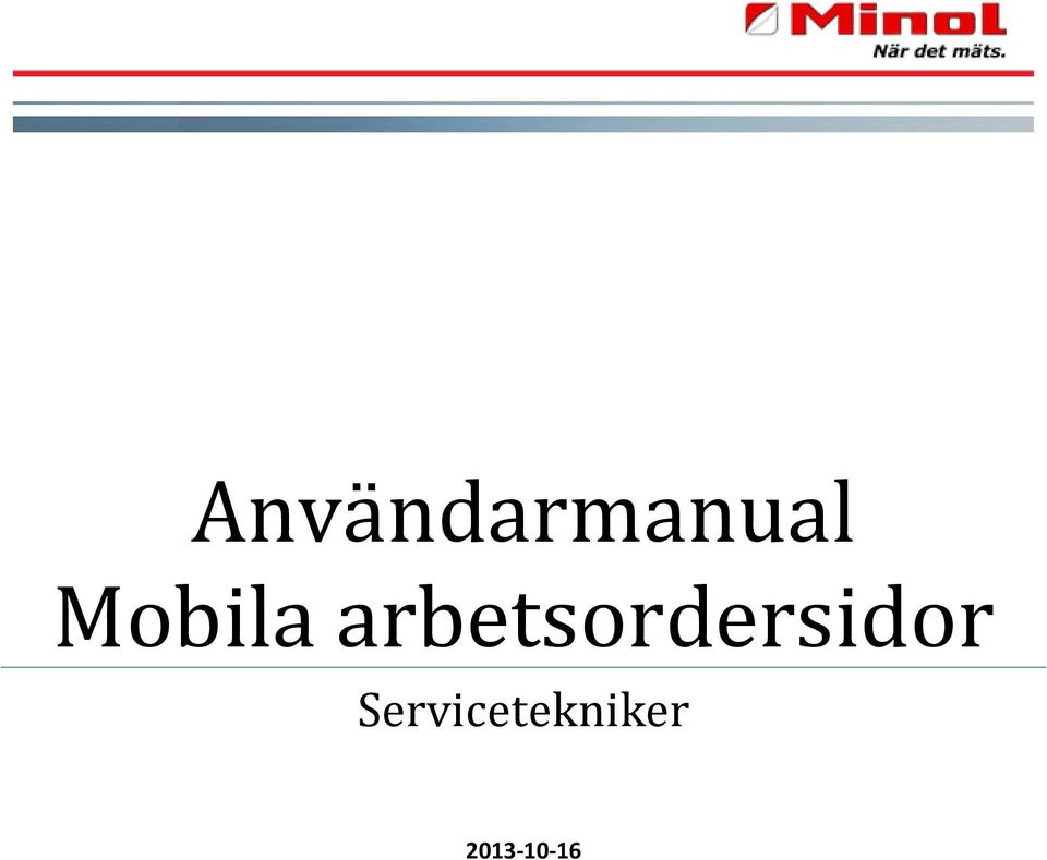 arbetsordersidor