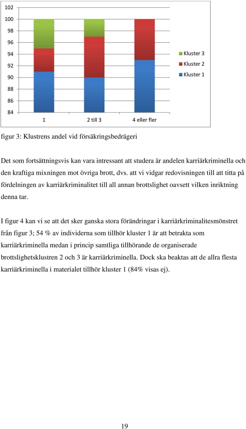 att vi vidgar redovisningen till att titta på fördelningen av karriärkriminalitet till all annan brottslighet oavsett vilken inriktning denna tar.