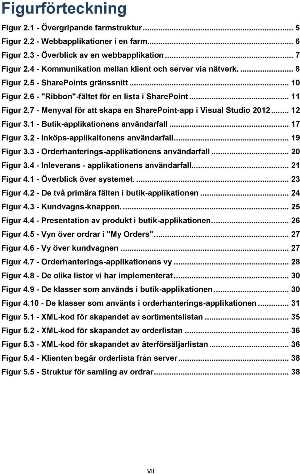 7 - Menyval för att skapa en SharePoint-app i Visual Studio 2012... 12 Figur 3.1 - Butik-applikationens användarfall... 17 Figur 3.2 - Inköps-applikaitonens användarfall... 19 Figur 3.