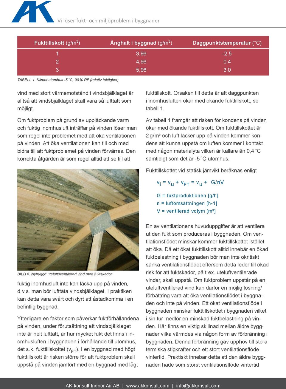 Om fuktproblem på grund av uppläckande varm och fuktig inomhusluft inträffar på vinden löser man som regel inte problemet med att öka ventilationen på vinden.