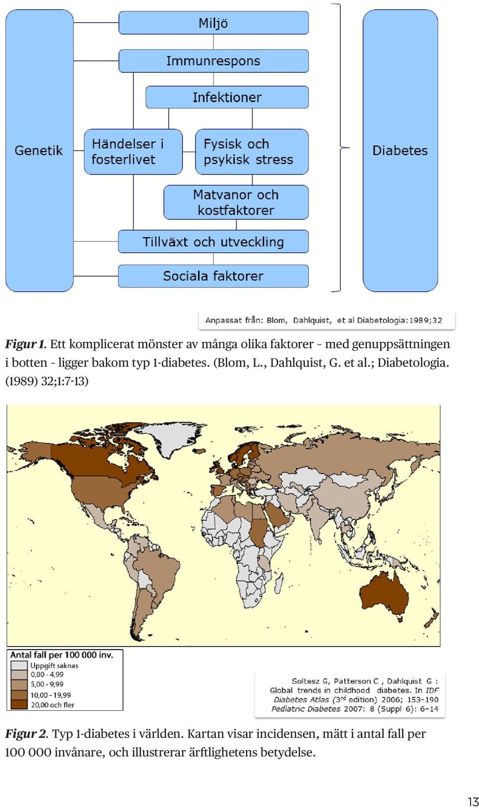 ligger bakom typ 1-diabetes. (Blom, L., Dahlquist, G. et al.; Diabetologia.