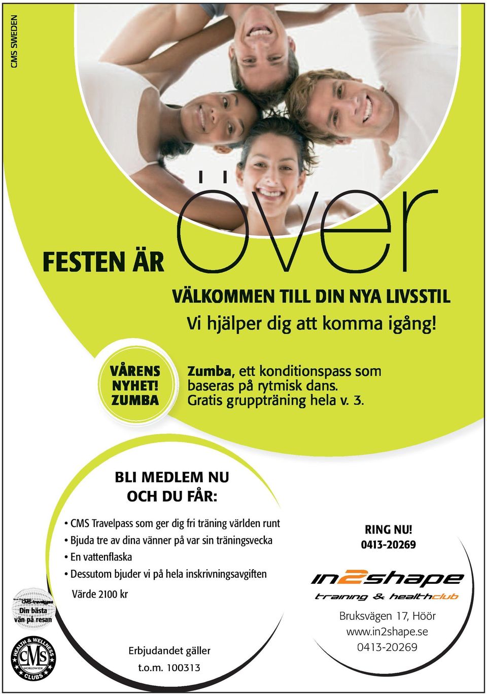 Gratis gruppträning hela v. 3.