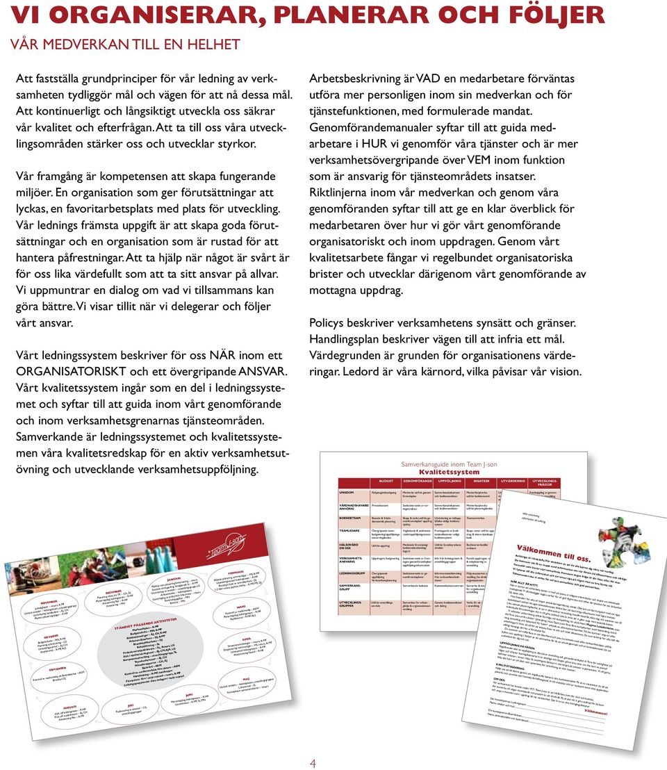 V framgång är kompetensen att skapa fungerande miljöer. En organisation som ger förutsättningar att lyckas, en favoritarbetsplats med plats för utveckling.