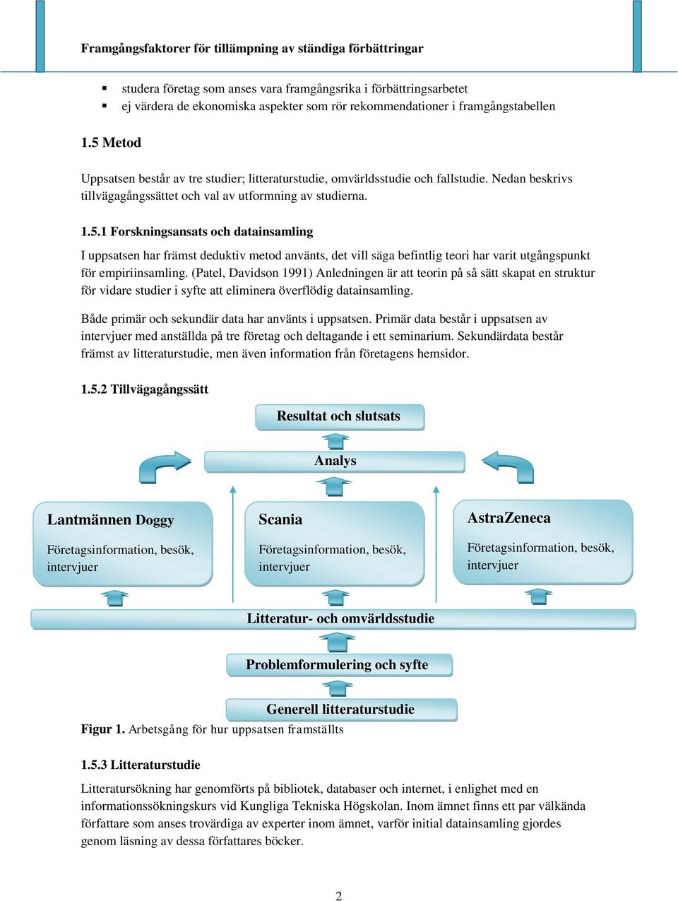 (Patel, Davidson 1991) Anledningen är att teorin på så sätt skapat en struktur för vidare studier i syfte att eliminera överflödig datainsamling. Både primär och sekundär data har använts i uppsatsen.