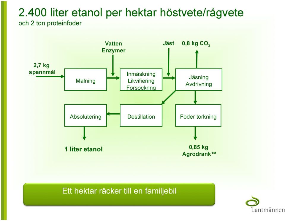 Likvifiering Försockring Jäsning Avdrivning Absolutering Destillation