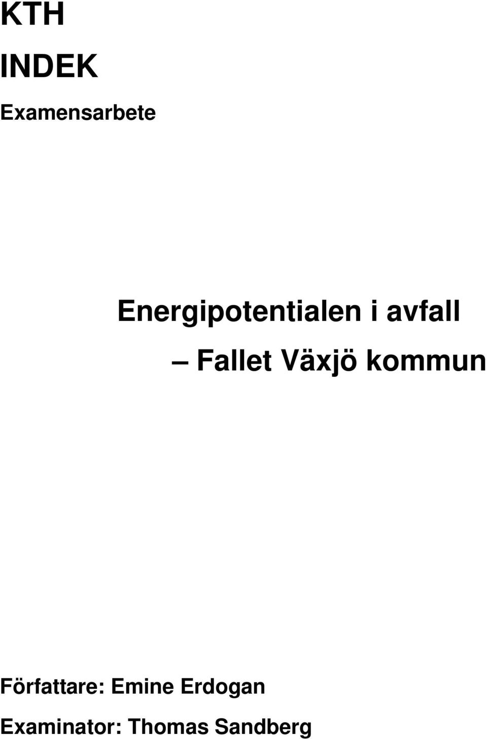 Fallet Växjö kommun