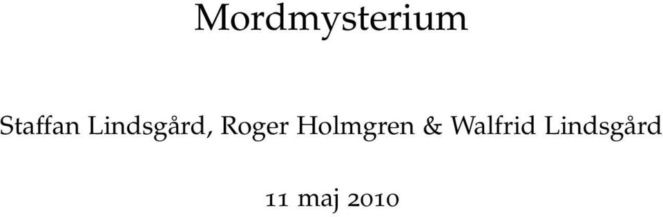 Roger Holmgren &