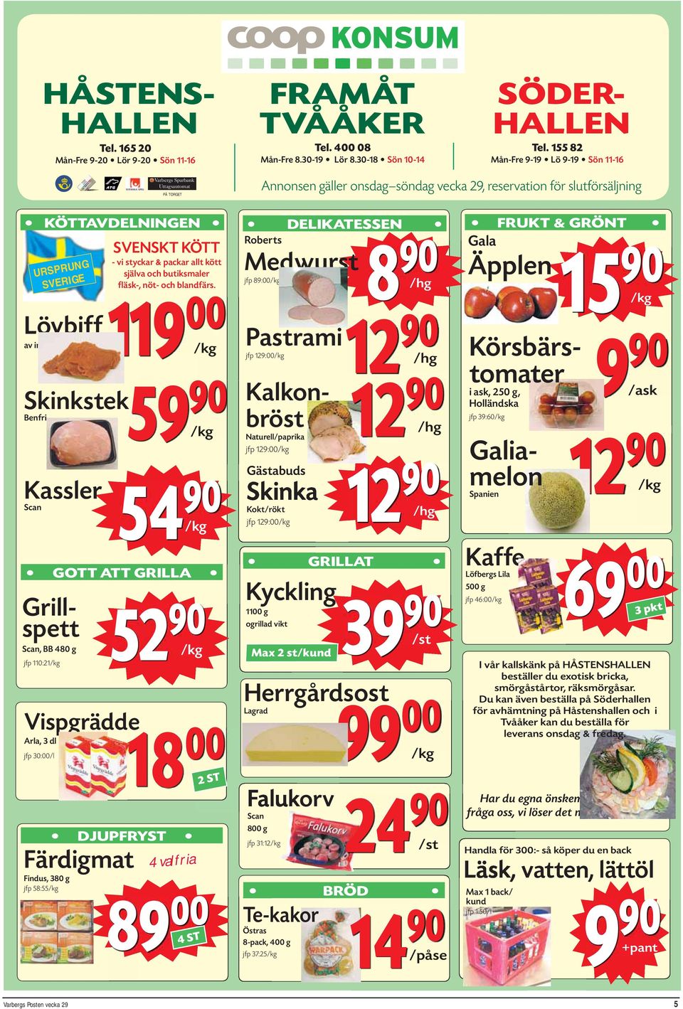 Scan 12 SVENSKT KÖTT - vi styckar & packar allt kött själva och butiksmaler fläsk-, nöt- och blandfärs.