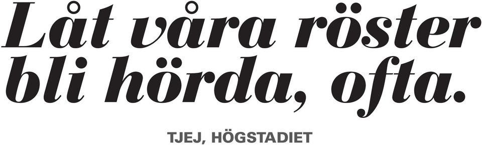 hörda, ofta.