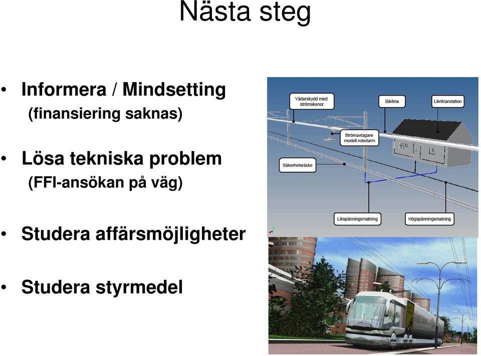 problem (FFI-ansökan på väg)