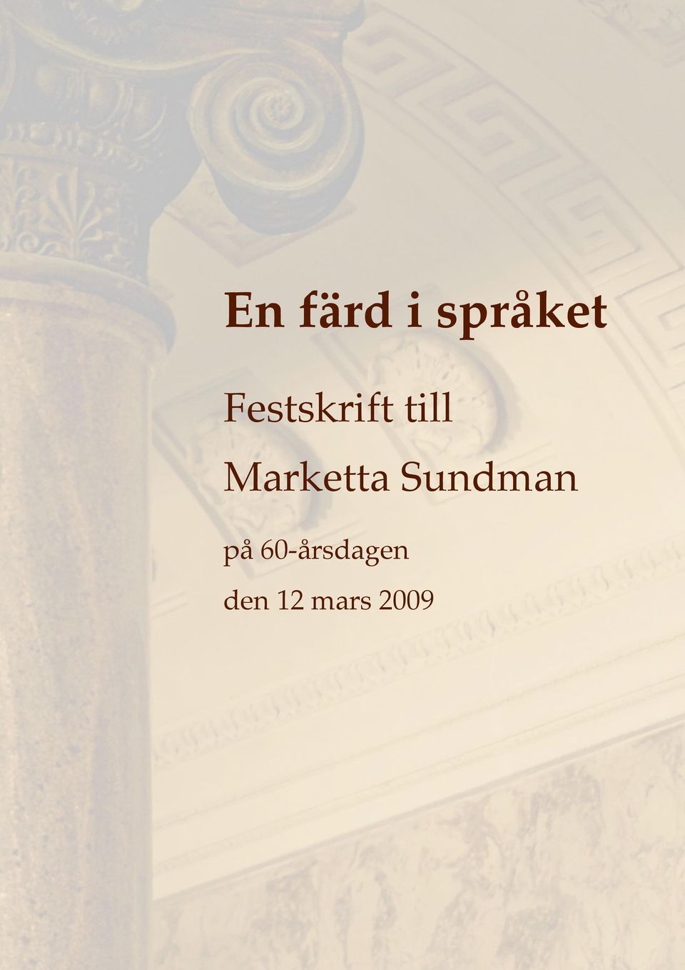 Marketta Sundman på