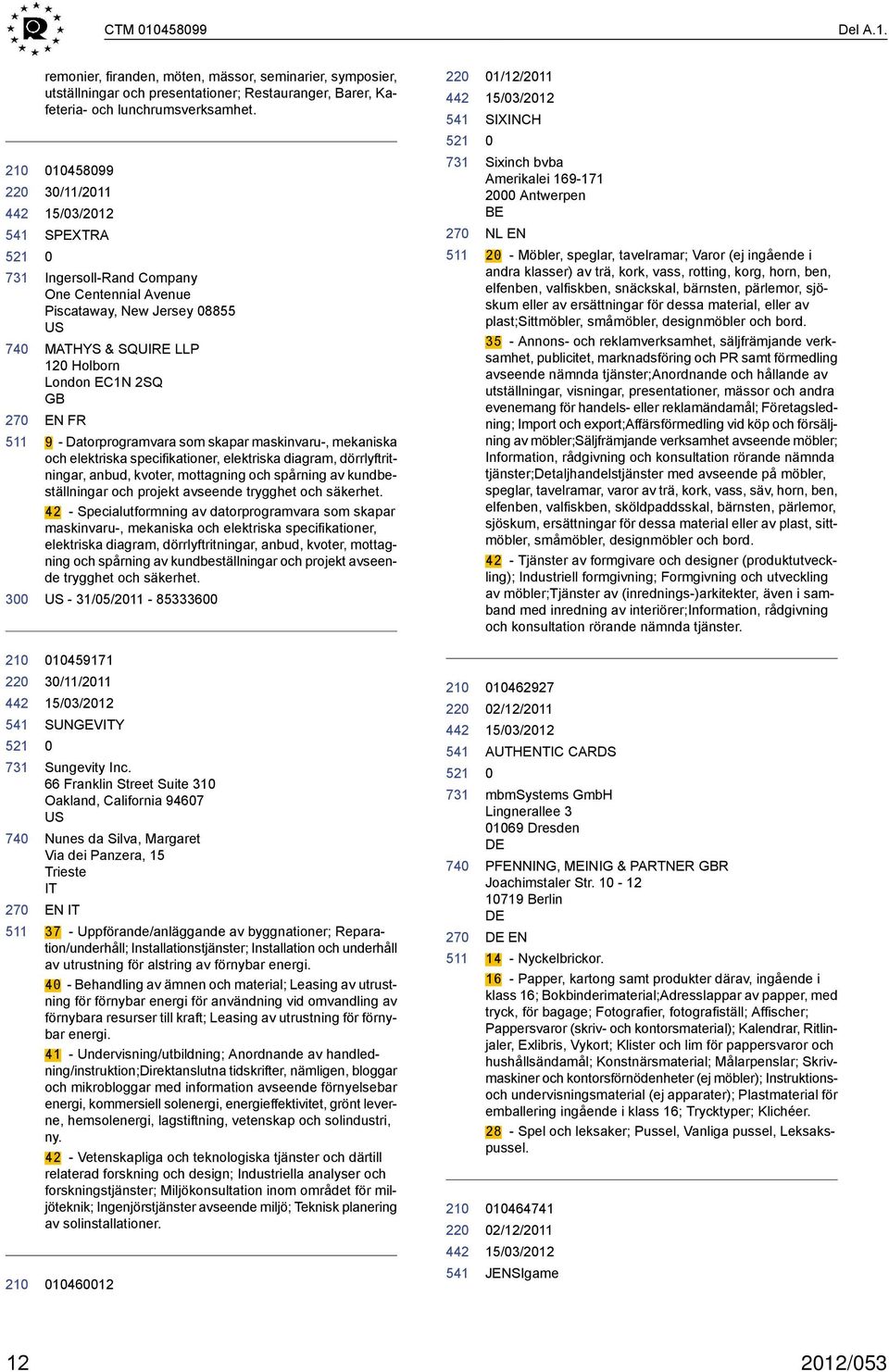 mekaniska och elektriska specifikationer, elektriska diagram, dörrlyftritningar, anbud, kvoter, mottagning och spårning av kundbeställningar och projekt avseende trygghet och säkerhet.