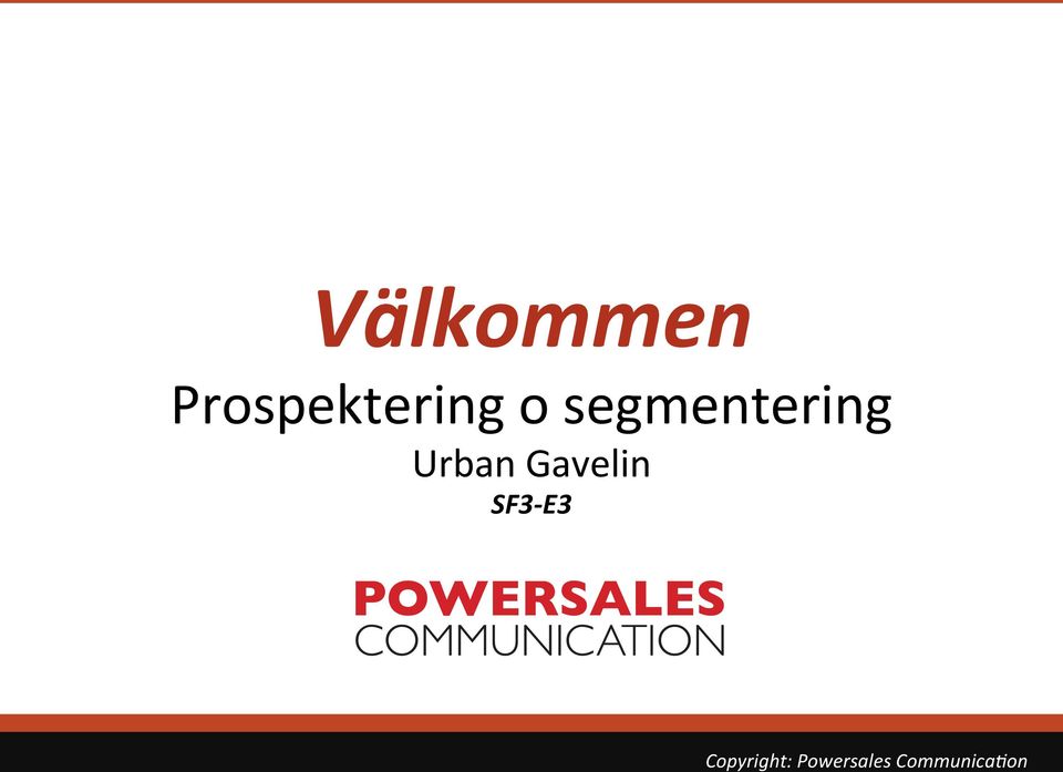 o segmentering